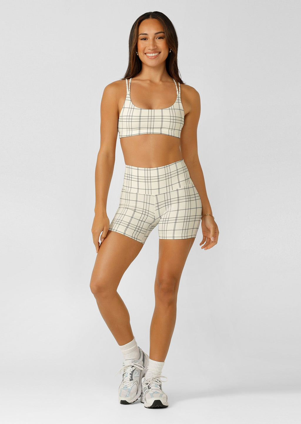 Checked Out Rib 12cm Bike Shorts