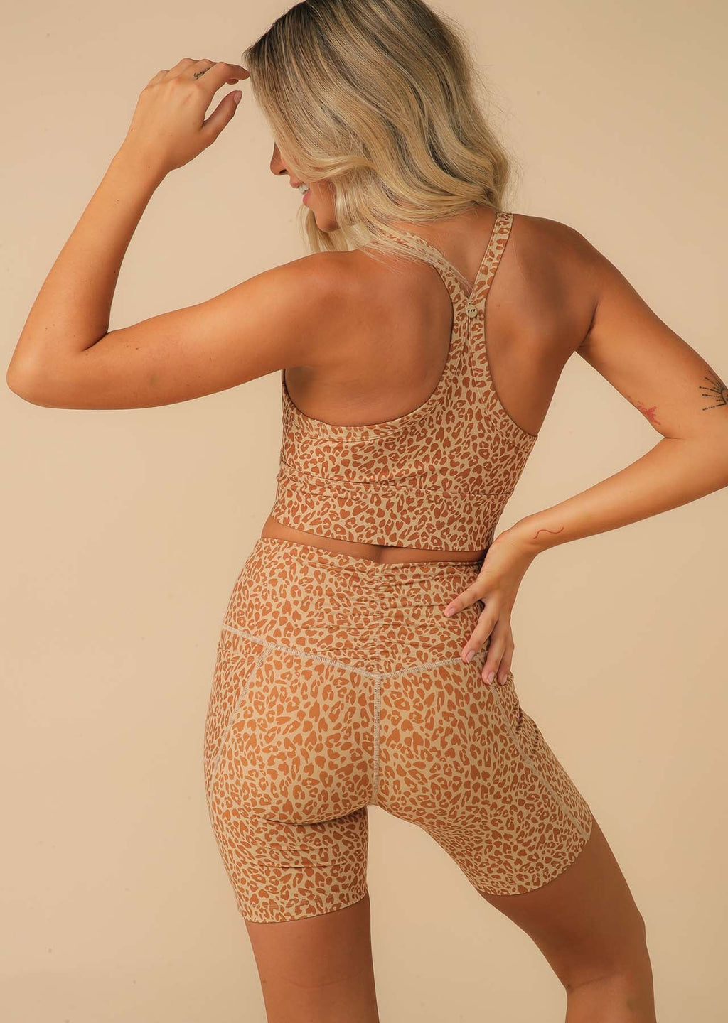 Fearless Cropped Leopard Tank