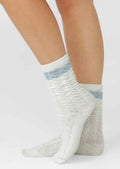 LJ Cable Knit Scrunch Socks