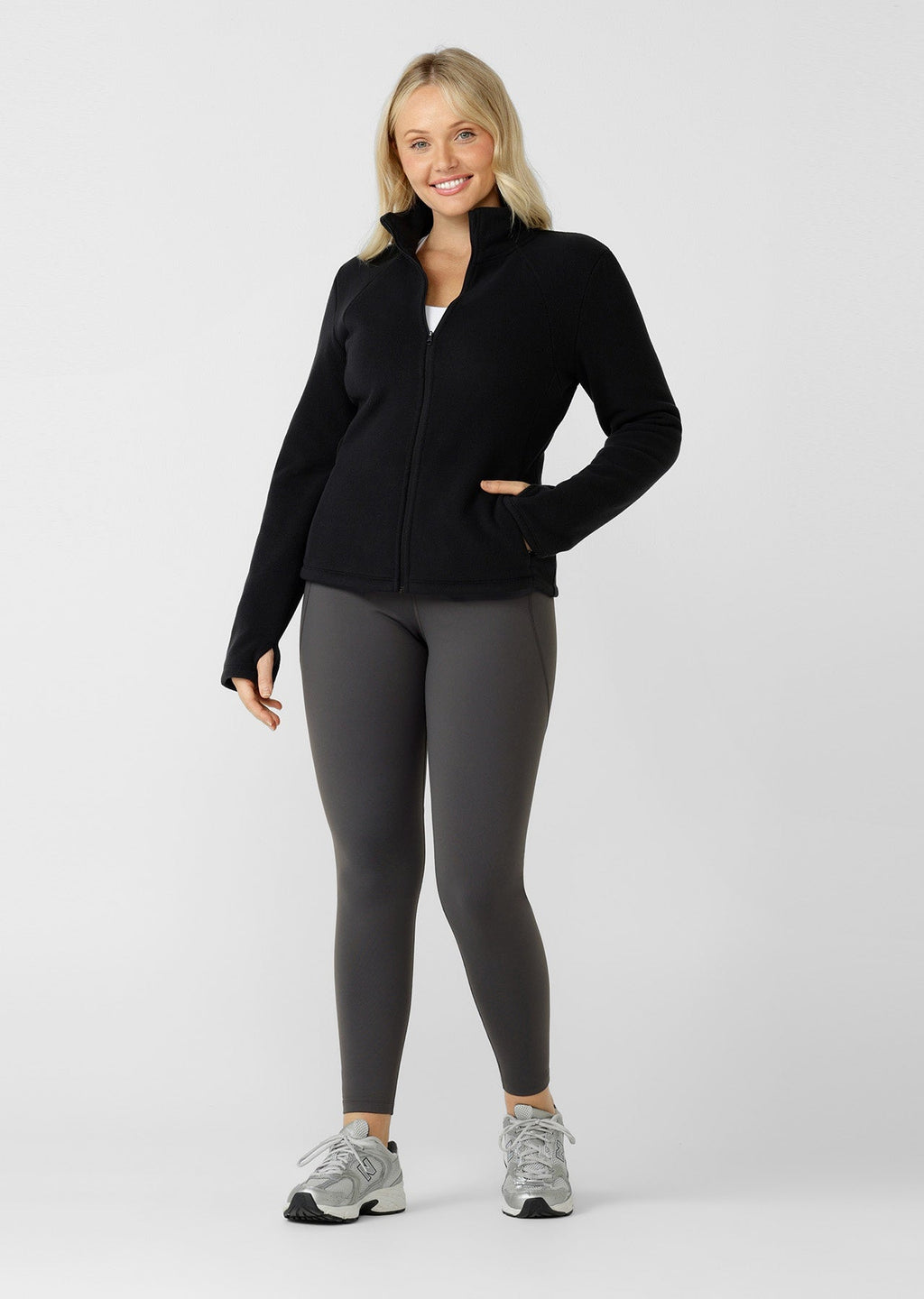 Amy Thermal Phone Pocket Full Length Leggings