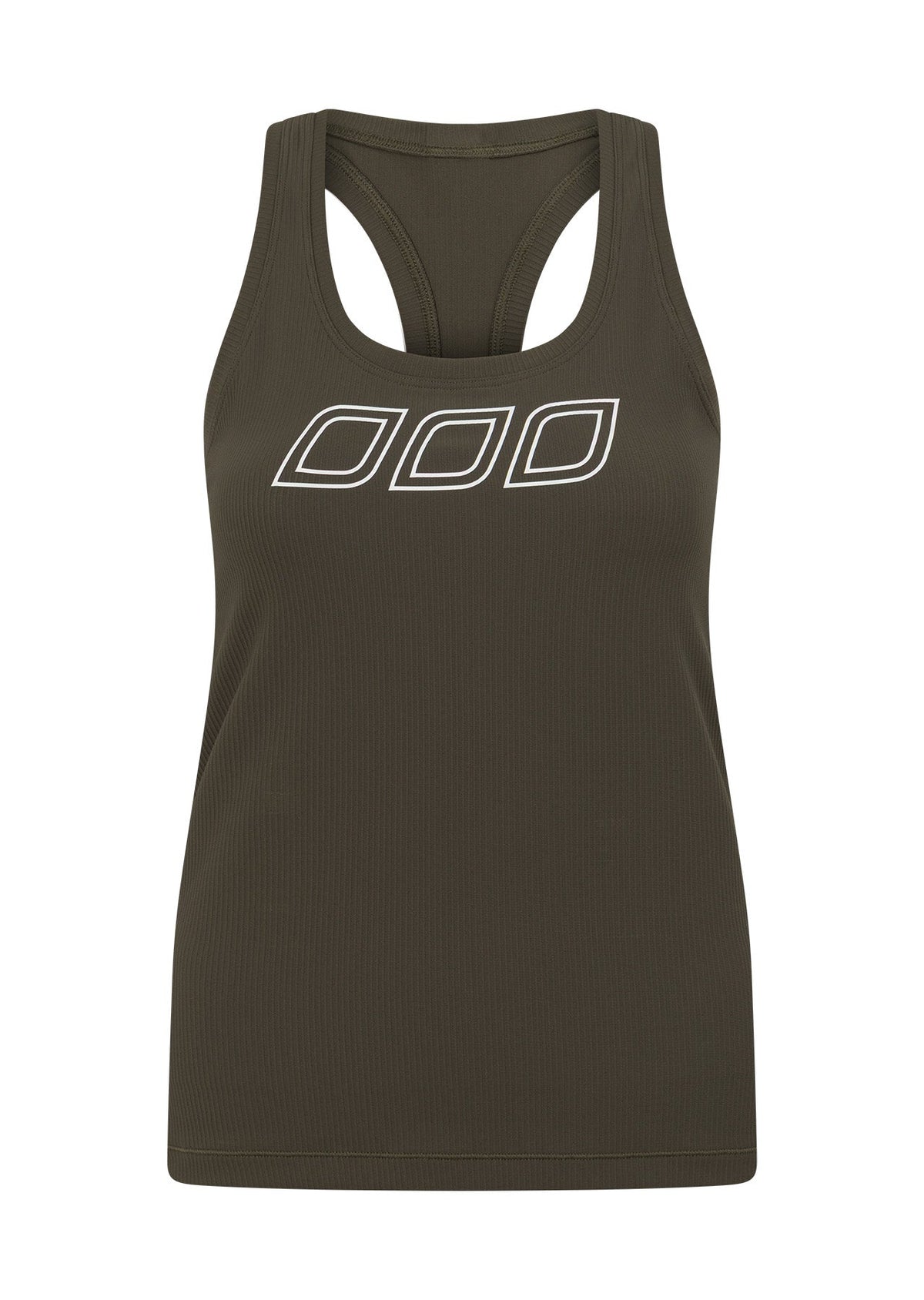 Amy Fitted Active Rib Tank