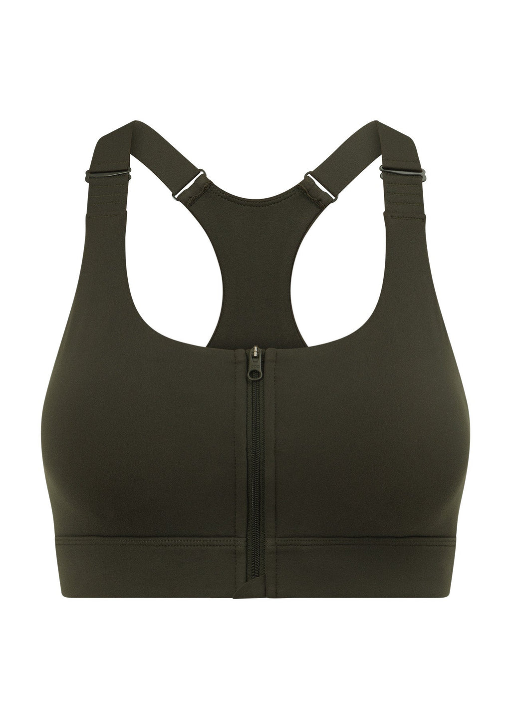 Easy Zip On Max Support Sports Bra