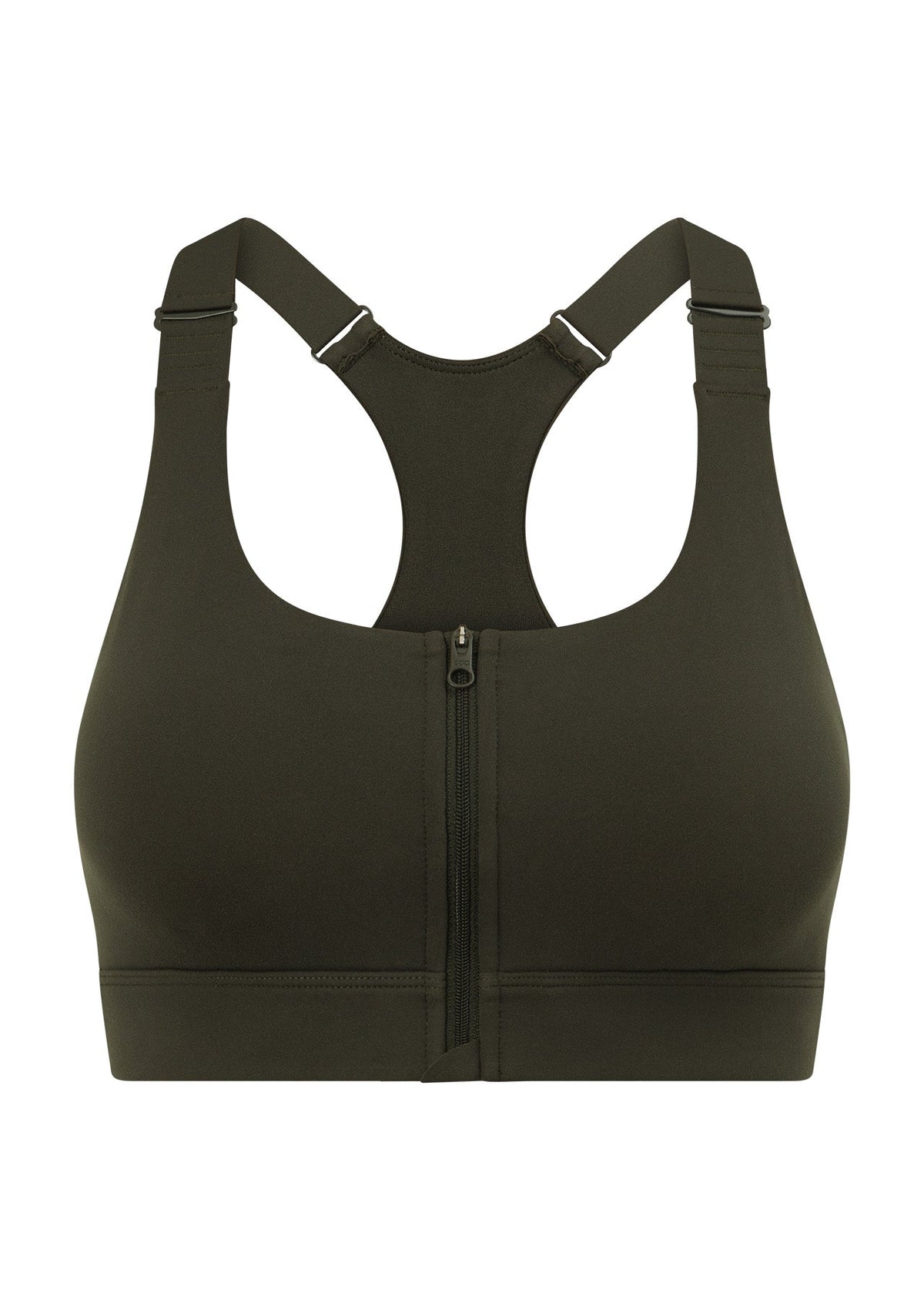 Easy Zip On Max Support Sports Bra