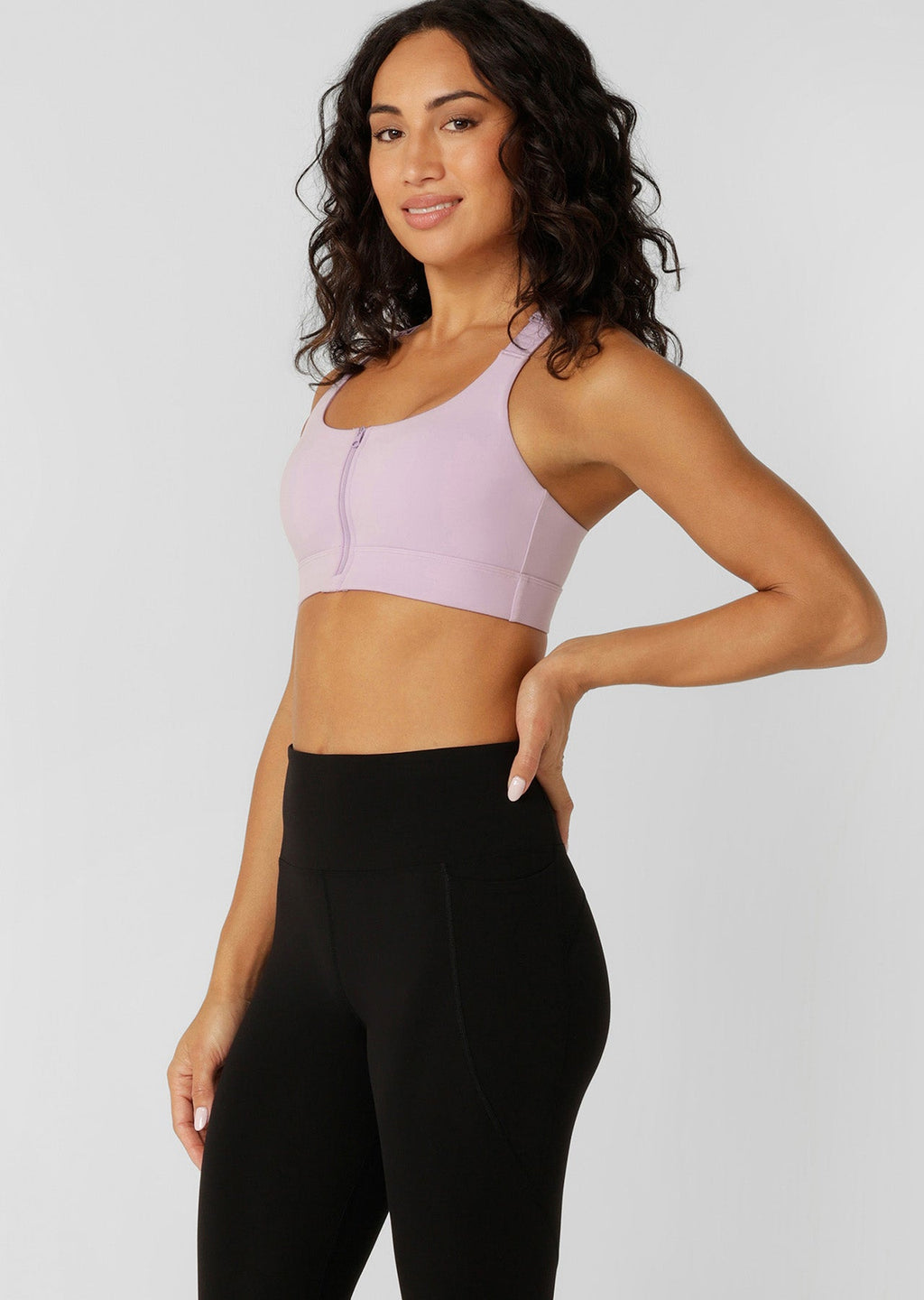 Easy Zip On Max Support Sports Bra