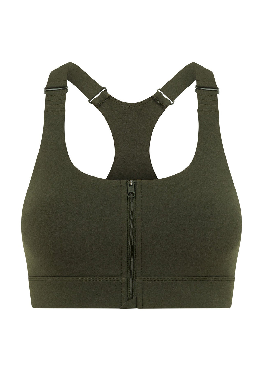 Easy Zip On Max Support Sports Bra