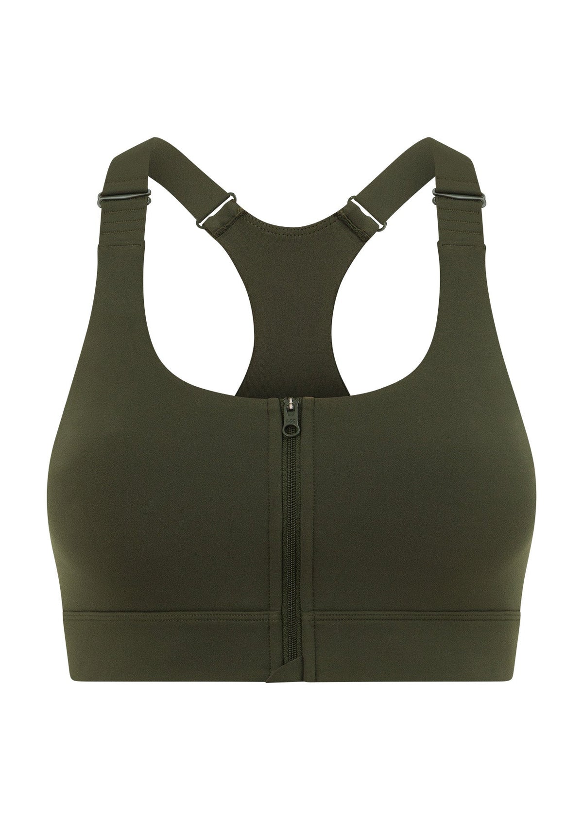 Easy Zip On Max Support Sports Bra