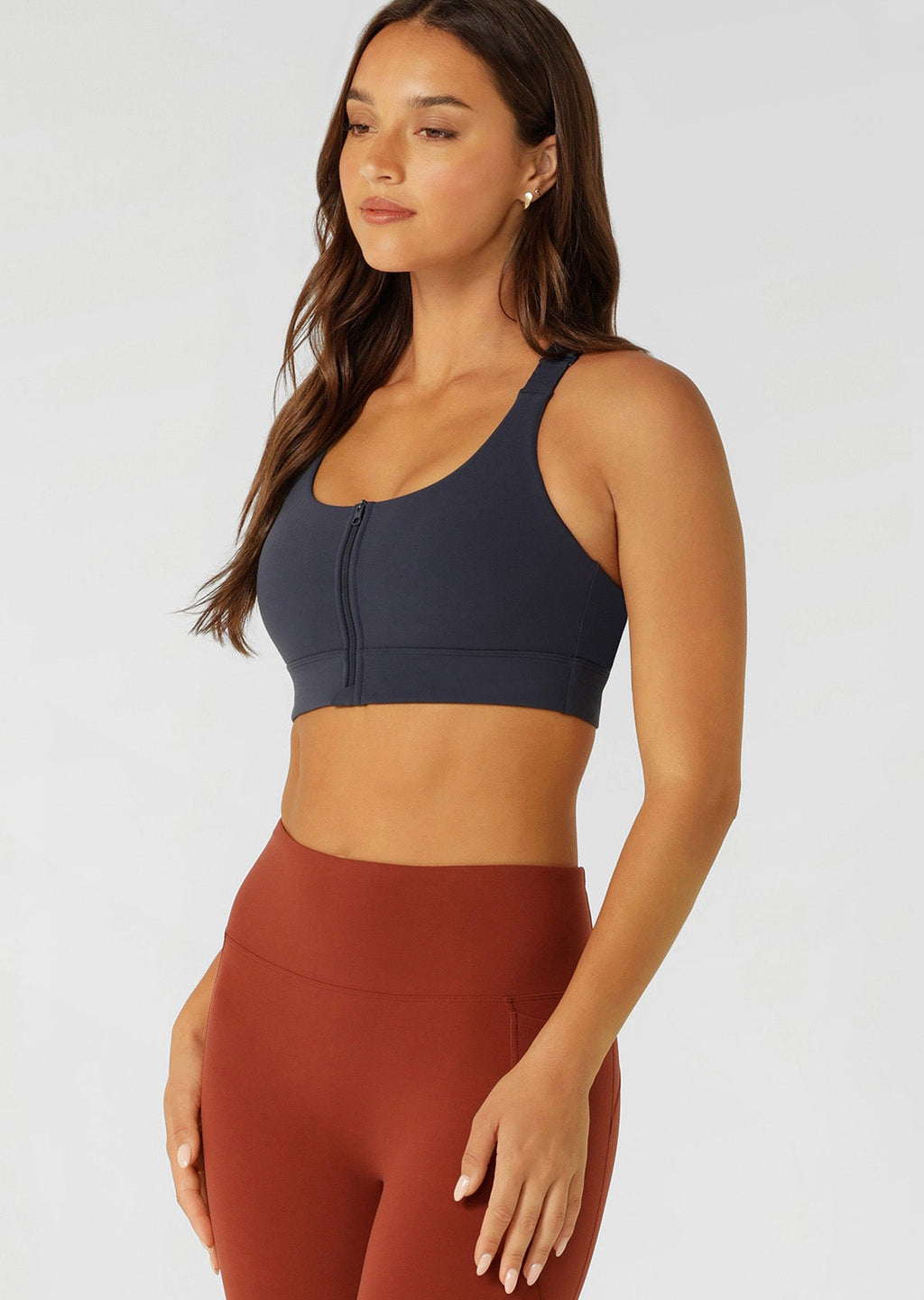 Easy Zip On Max Support Sports Bra