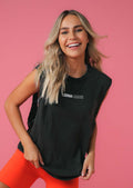 Power Up Oversized Boyfriend Tank