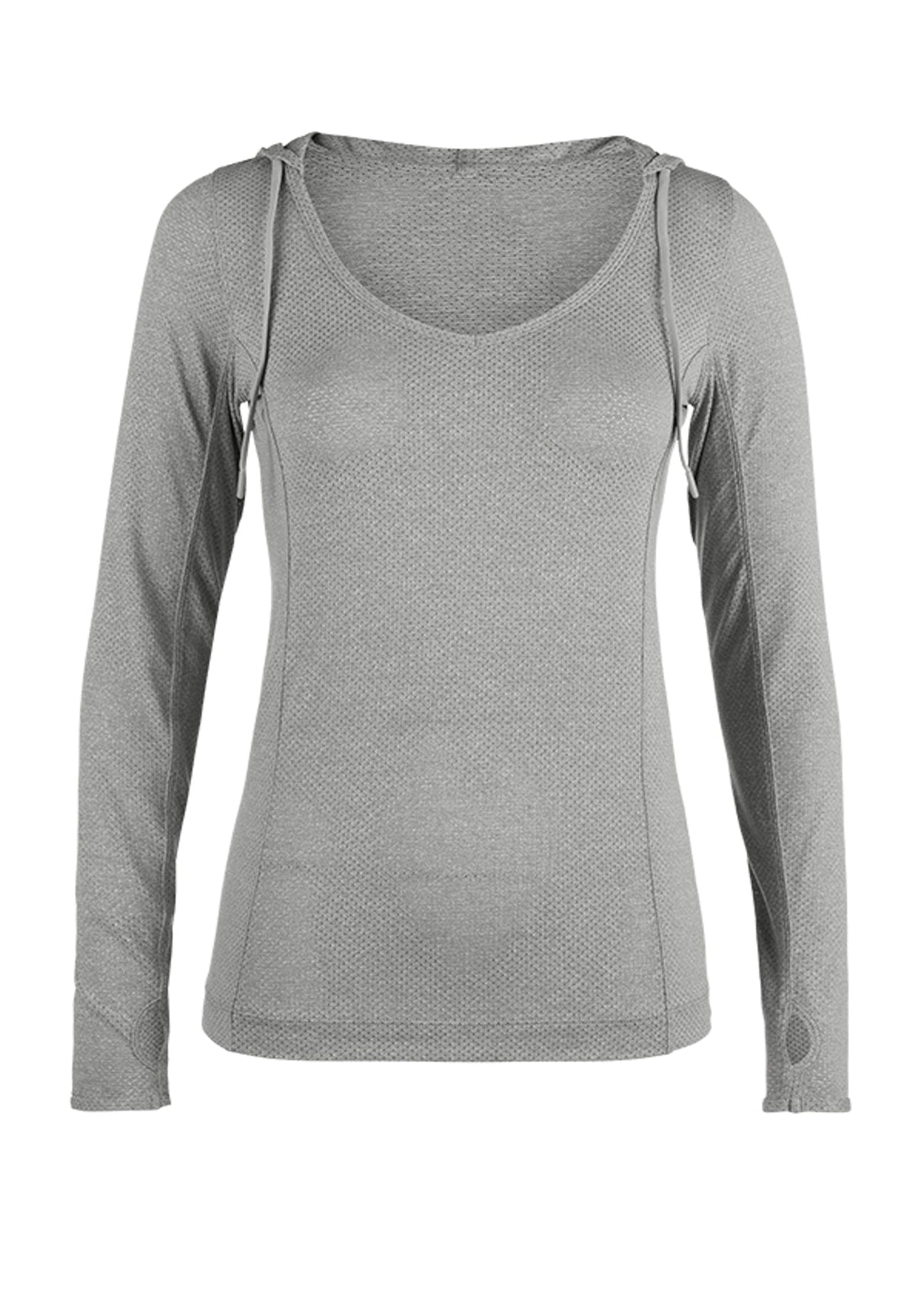 Abbey Hooded Excel L/Slv Top