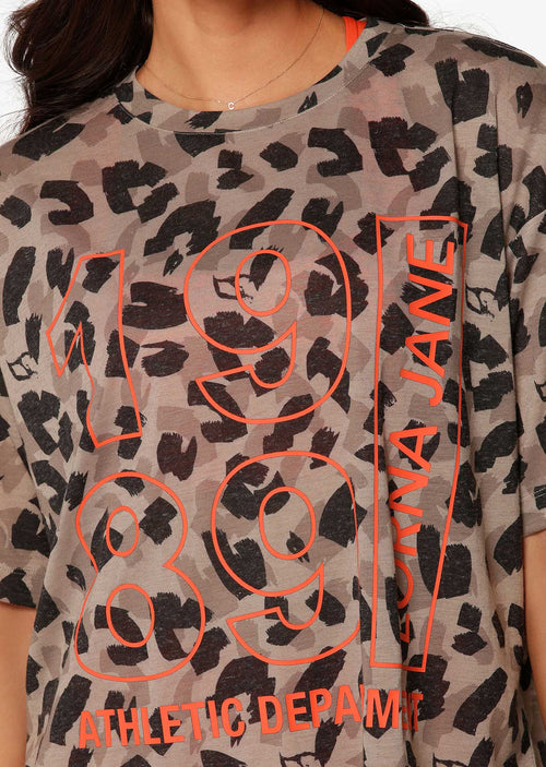 Abstract Animal Boyfriend Tee