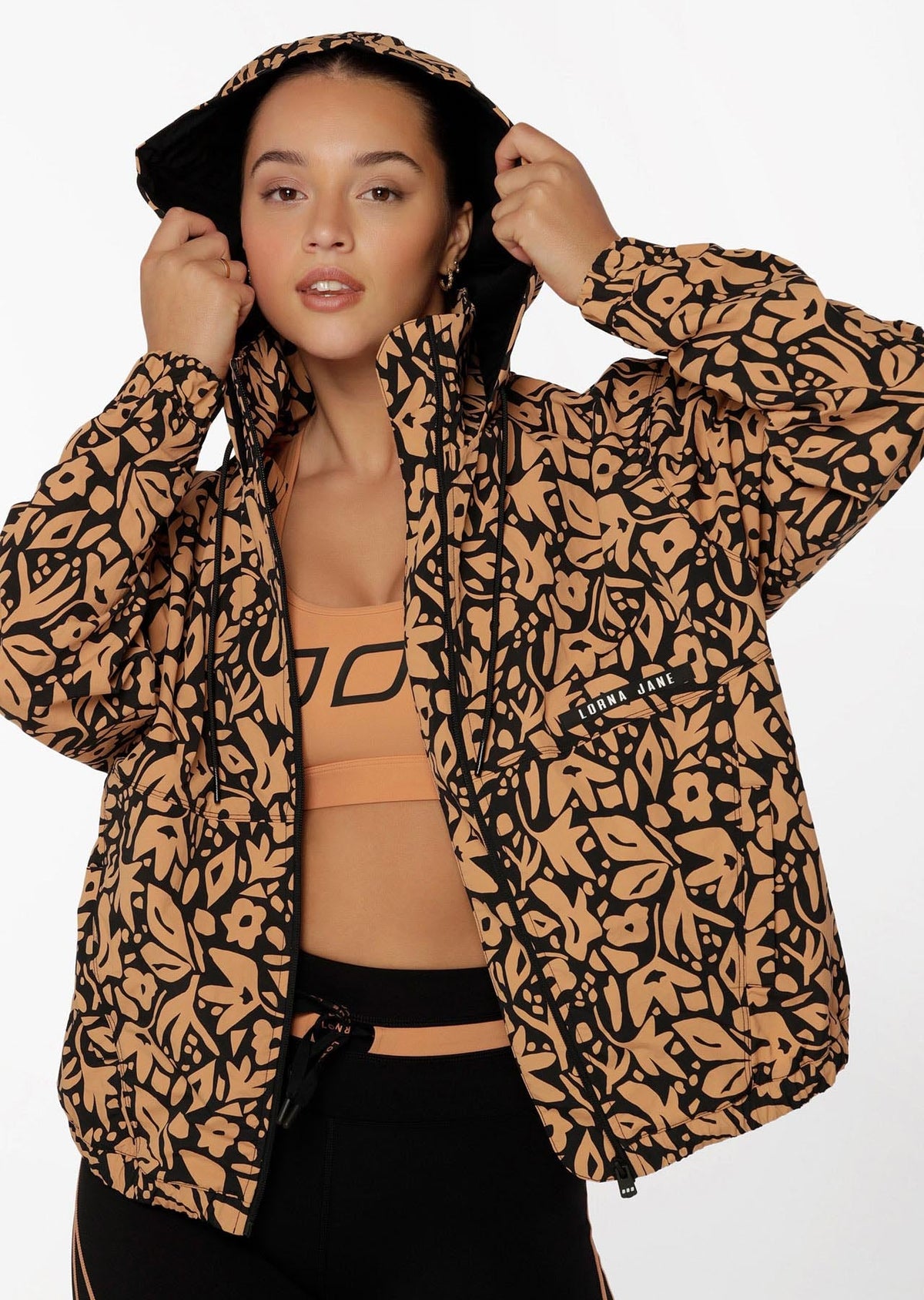 Abstract Floral Active Jacket