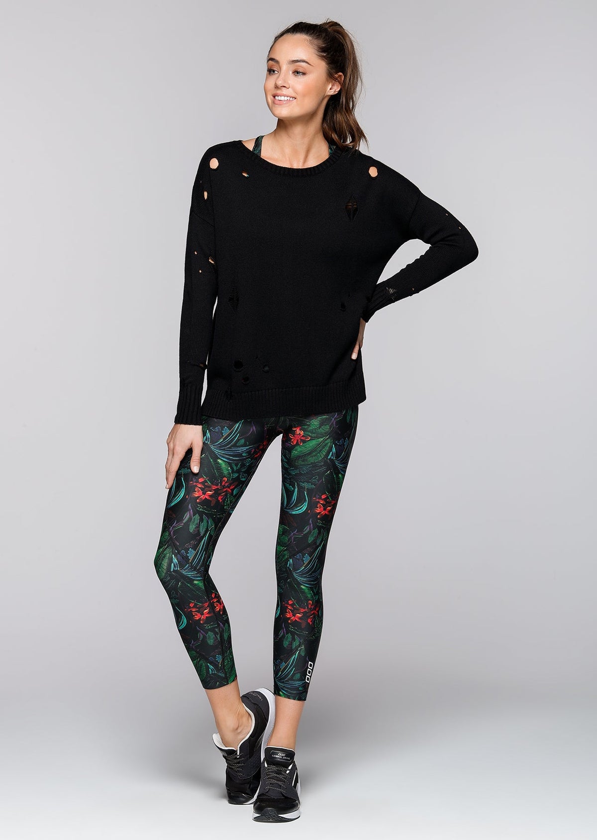 Alexa Distressed Knit