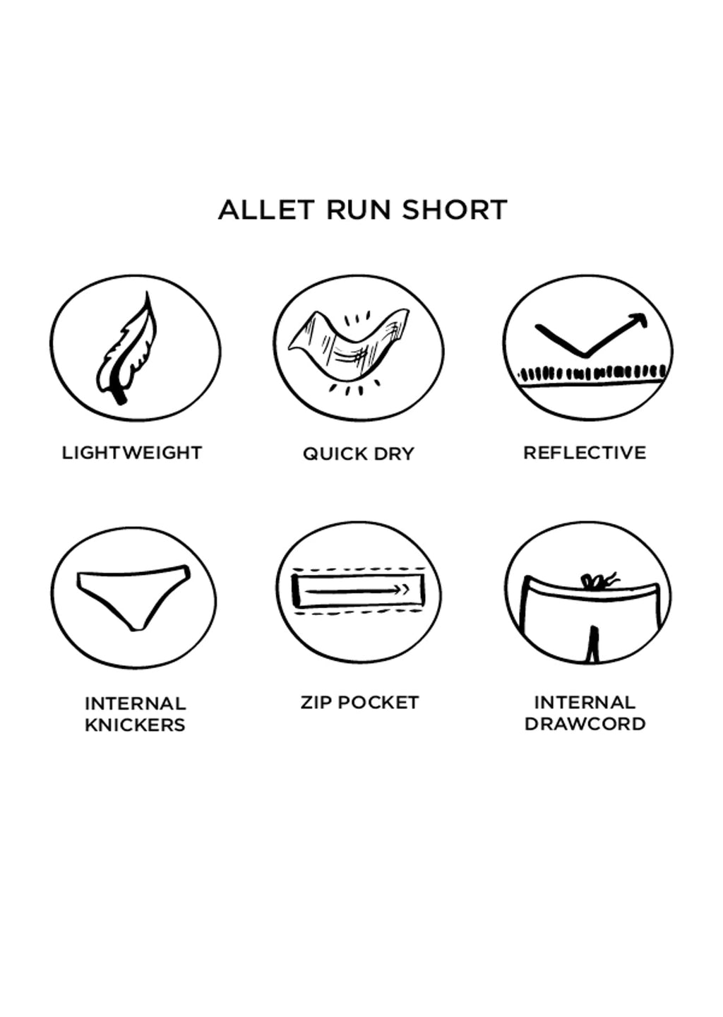 Allet Run Shorts