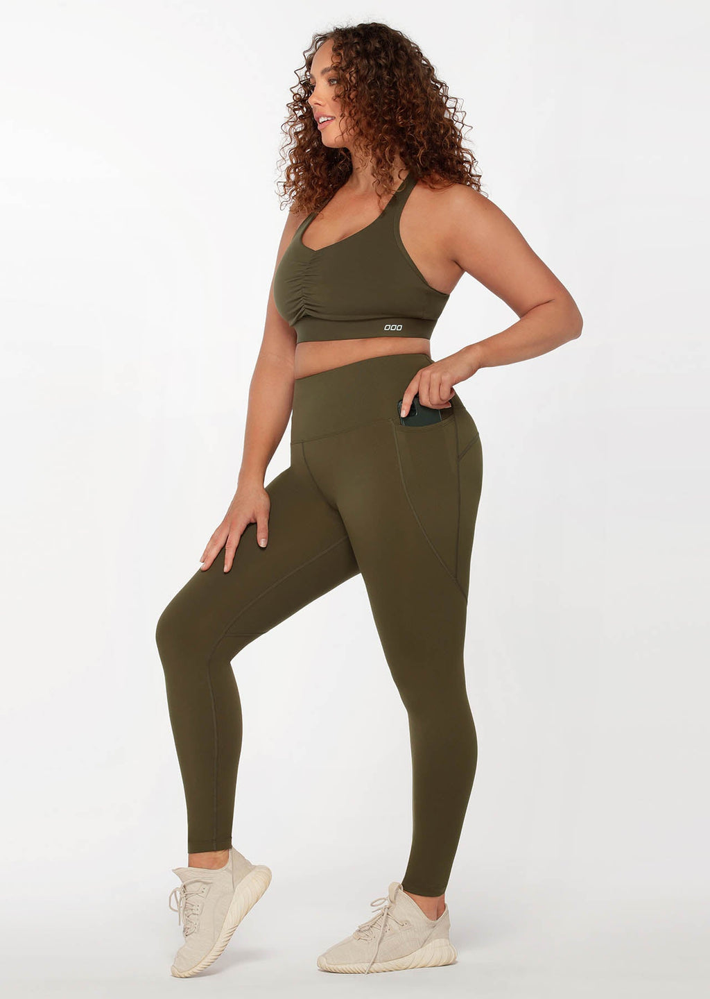 Amy Thermal Phone Pocket Full Length Leggings