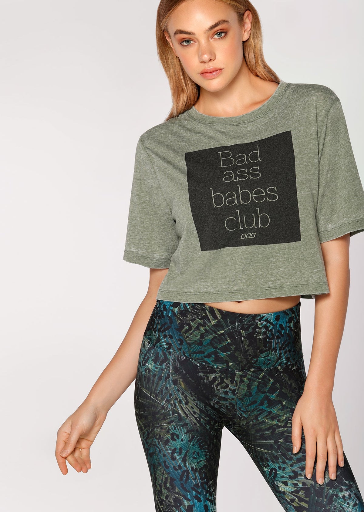 Babes Club Cropped Tee