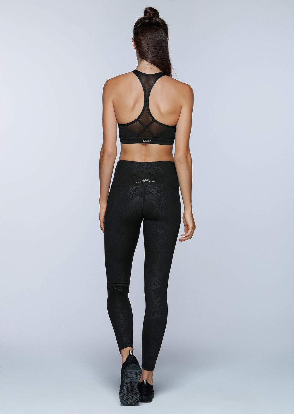 Black Luxe Palm F/L Tight