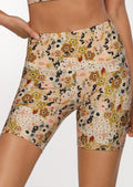 Boho Floral Bike Shorts