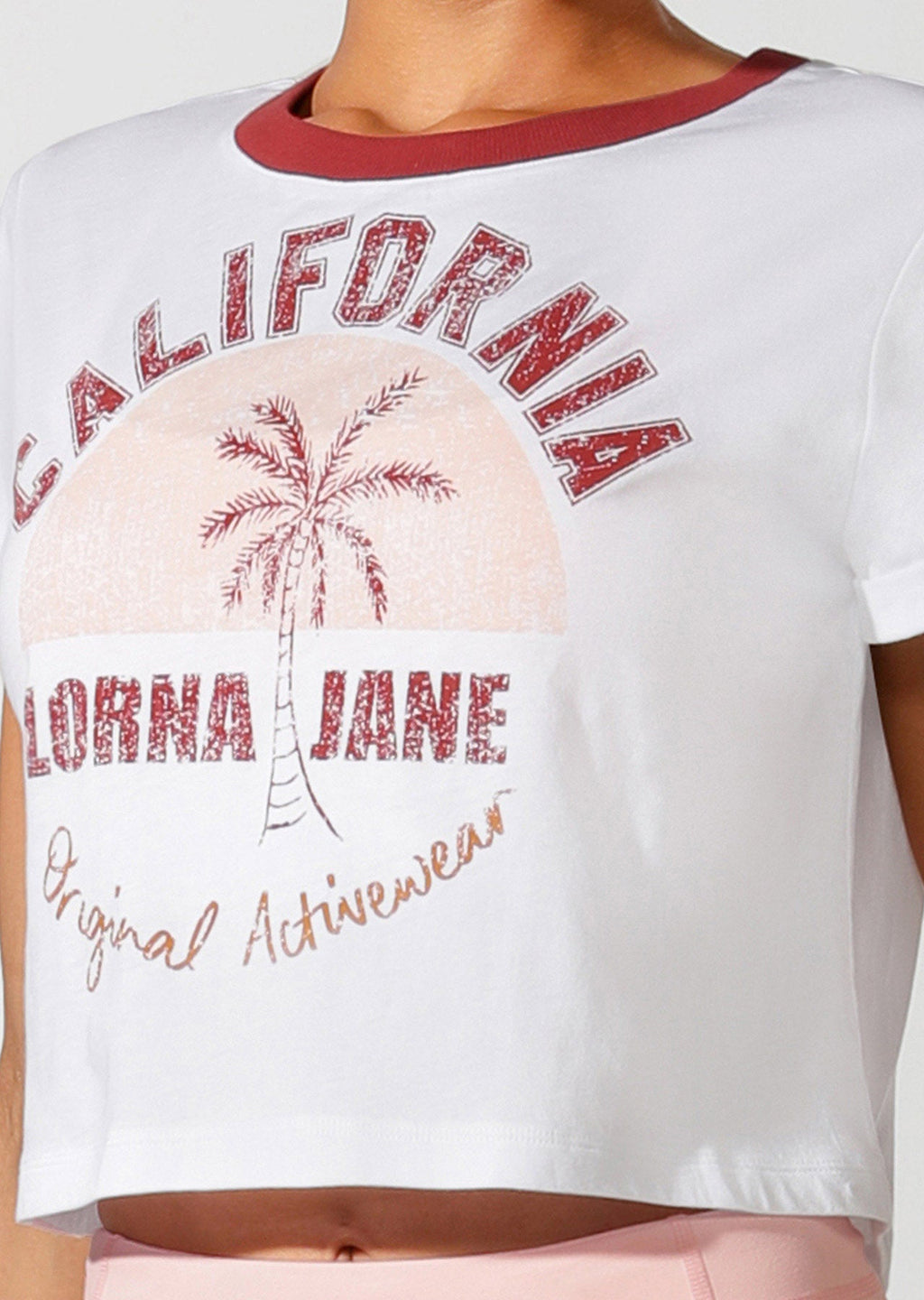Cali Cropped Short Sleeve Tee