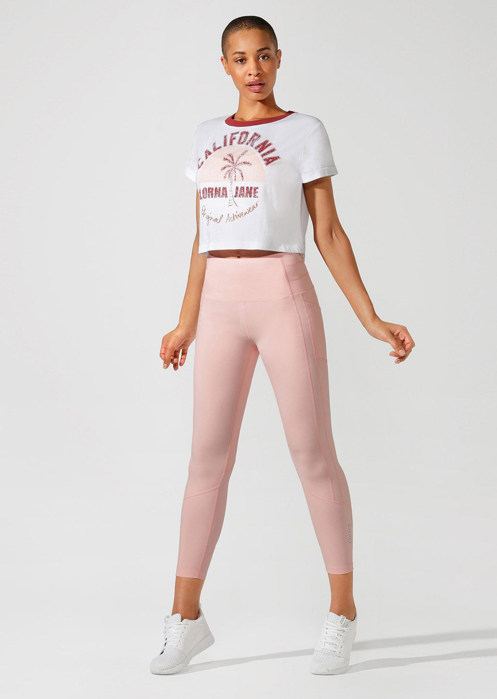 Cali Cropped Short Sleeve Tee