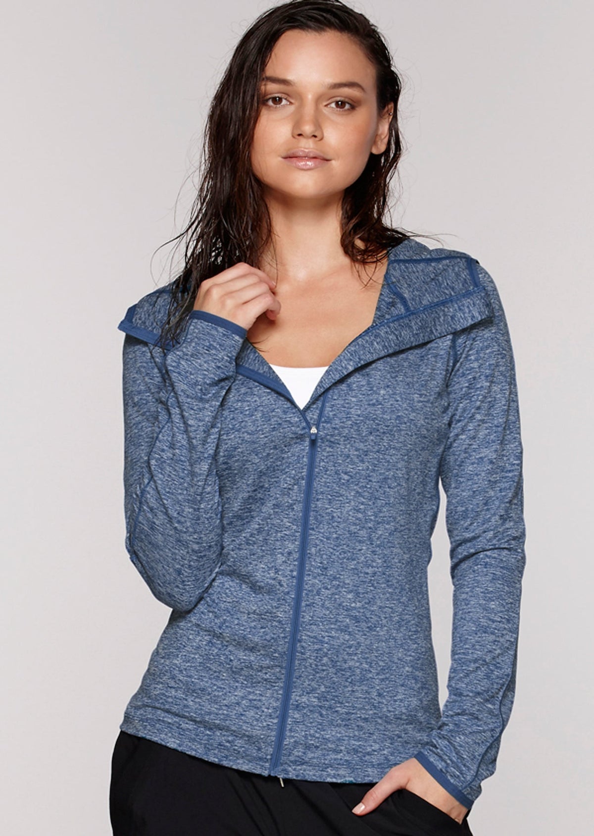 Cleo Hooded Excel L/Slv Top