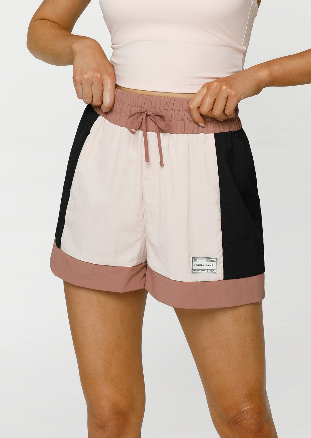 Colour Block Run Shorts