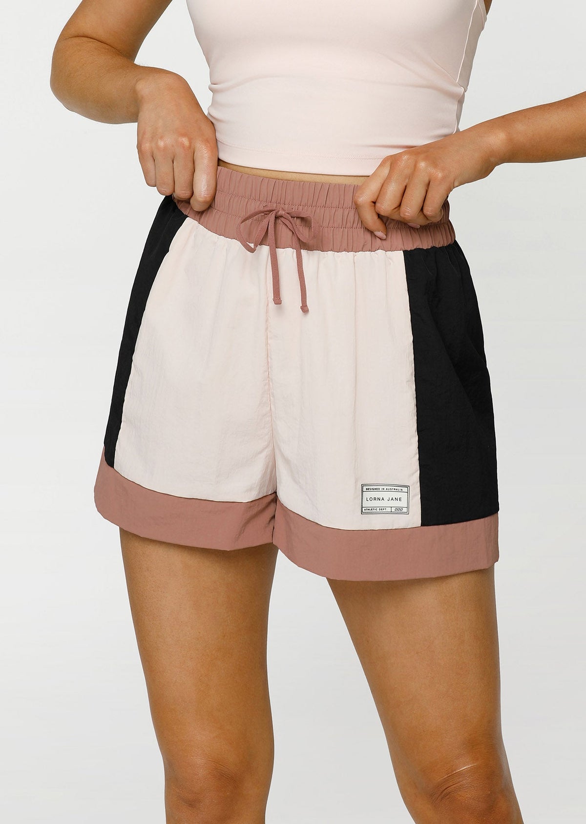 Colour Block Run Shorts