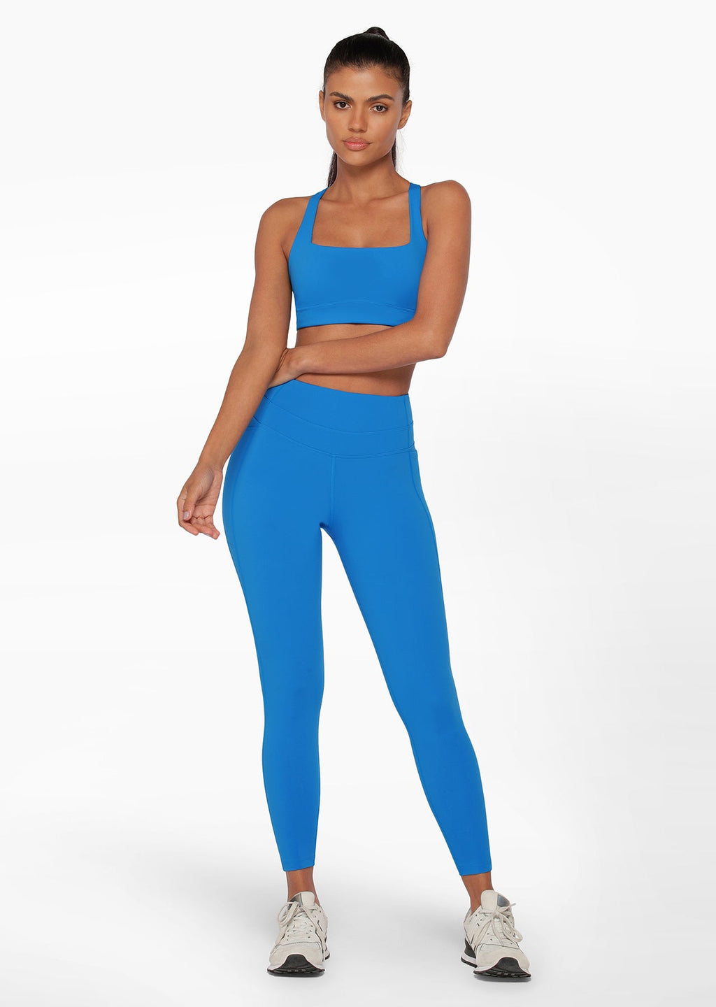 Curved Recycled Sports Bra