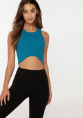 Curves Cropped Rib Tank