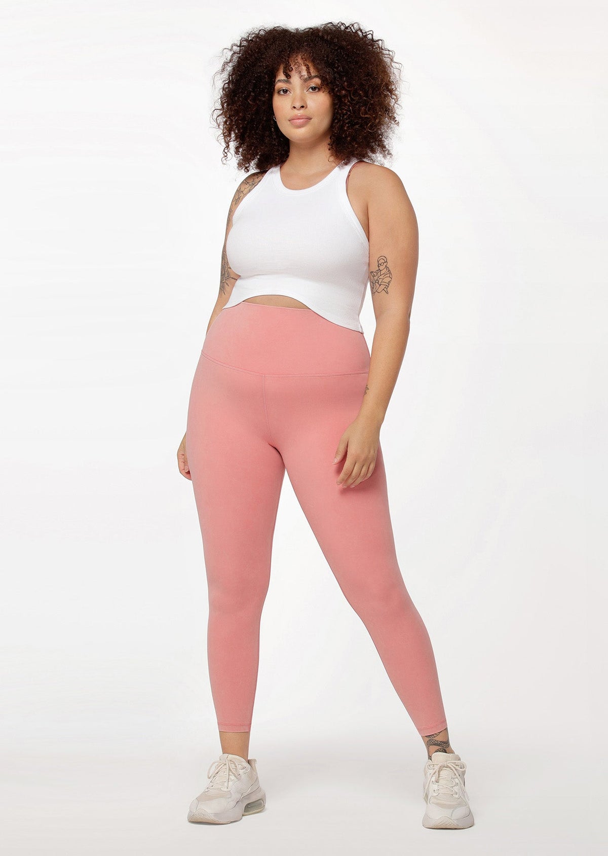 Curves Cropped Rib Tank