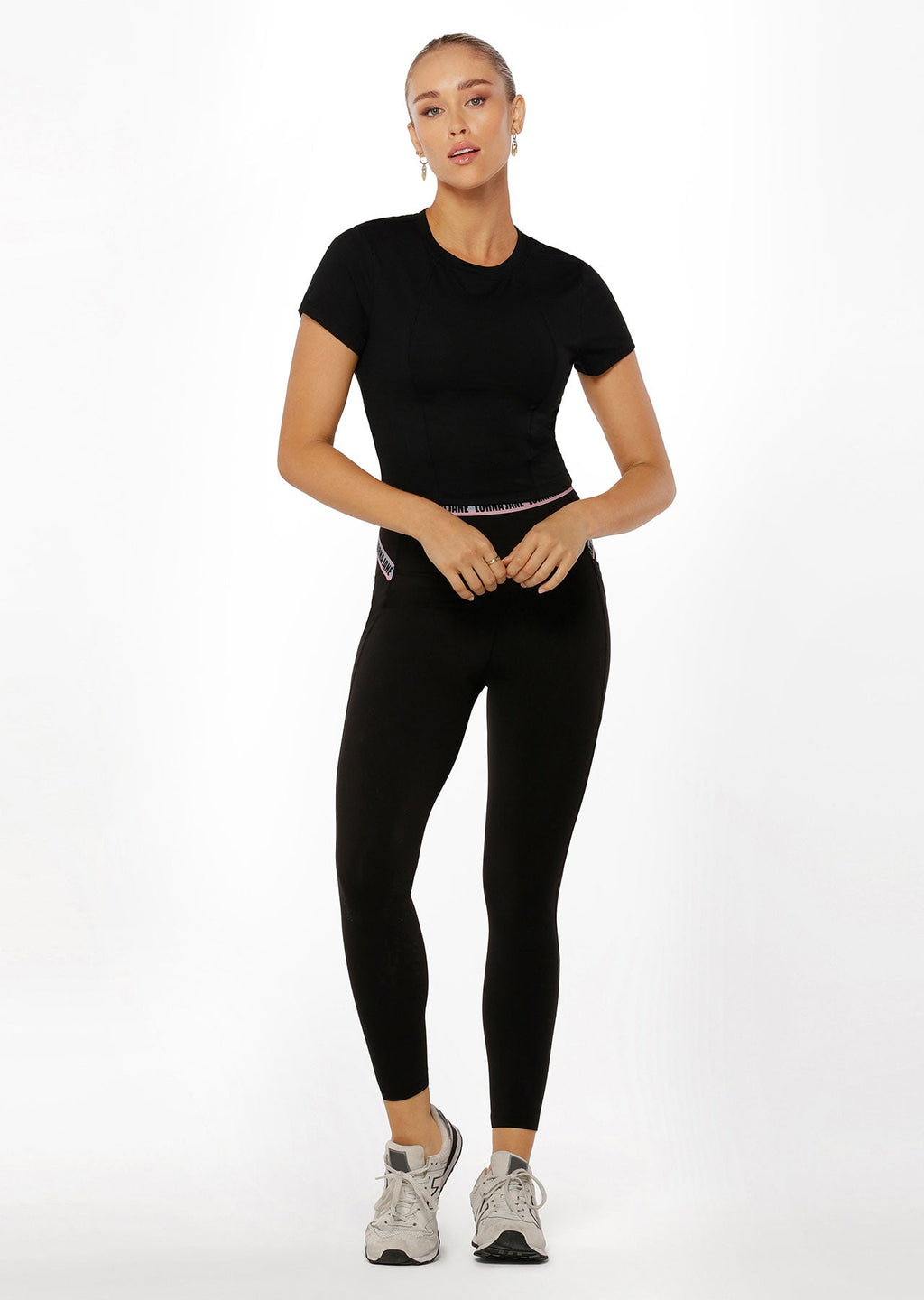 Cutout Active Short Sleeve Crop Top