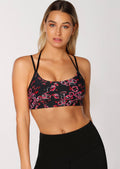 Electric Bloom Sports Bra