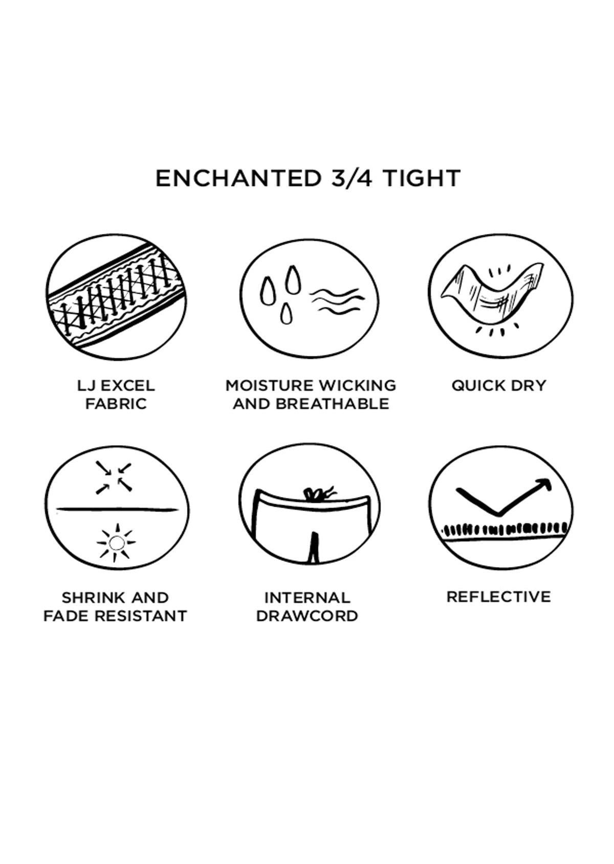 Enchanted 3/4 Tight