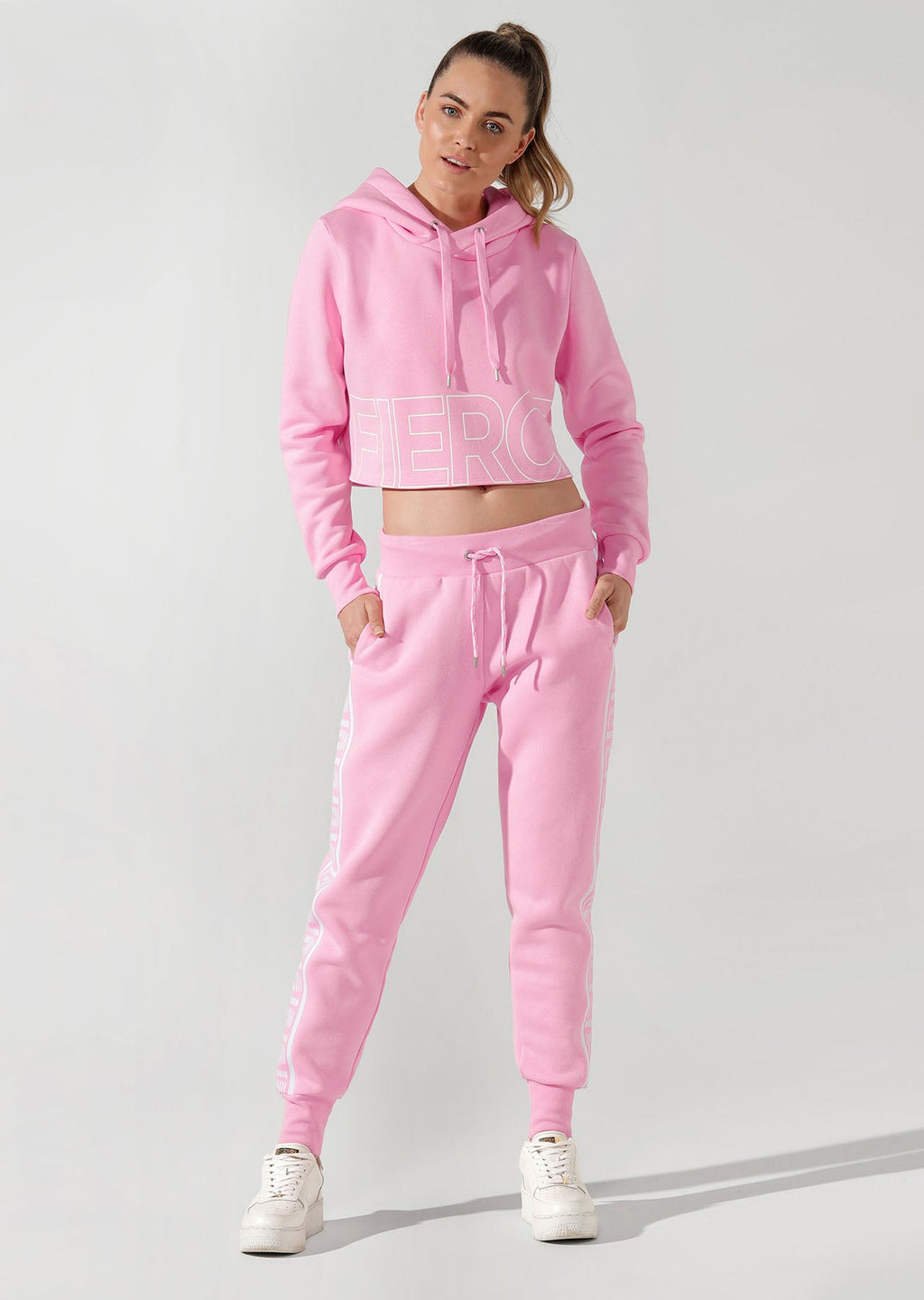 Fierce Cropped Hoodie