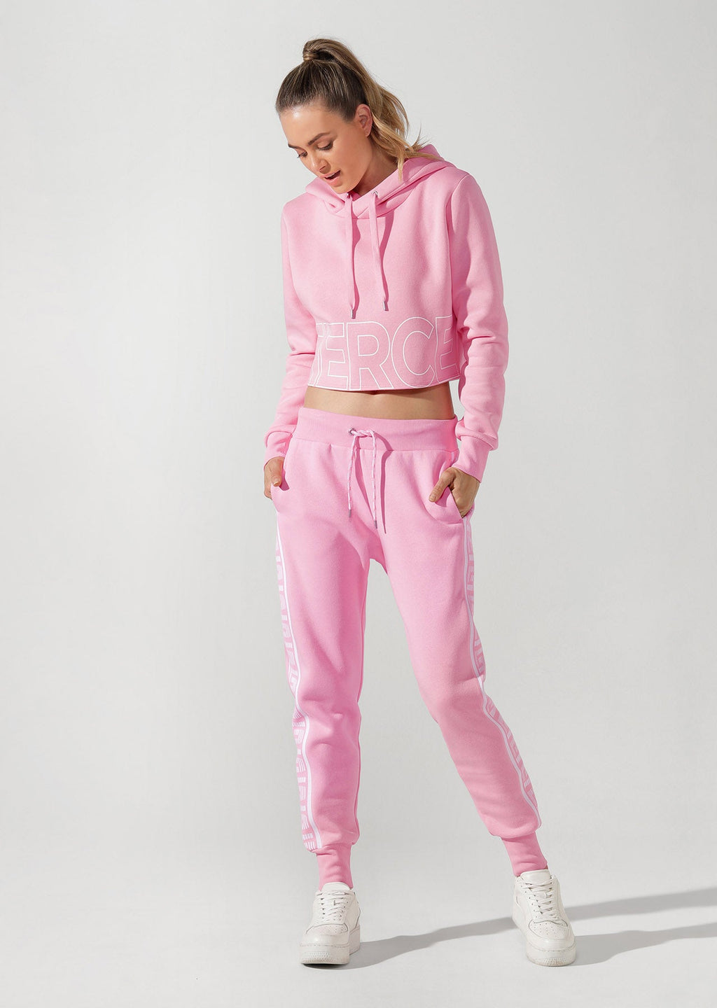 Fierce Cropped Hoodie