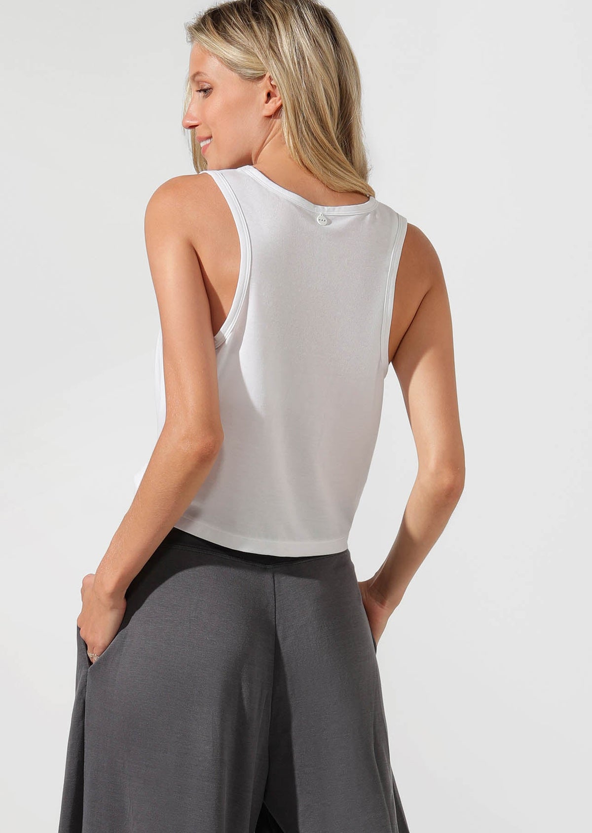 Flawless Cropped Active Tank