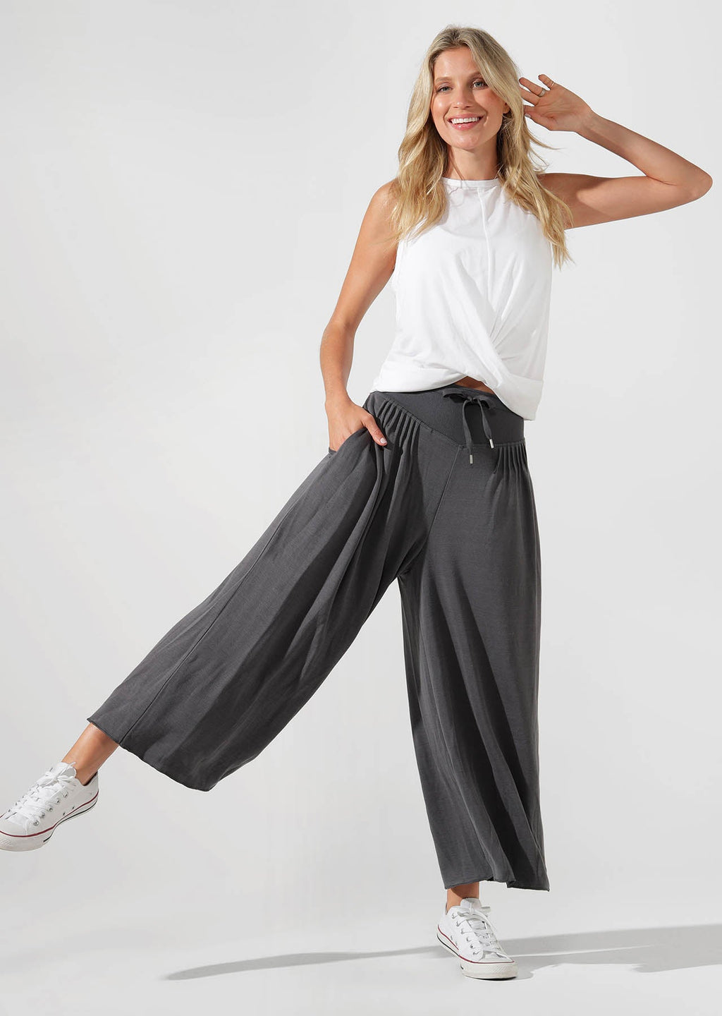 Flawless Cropped Active Tank