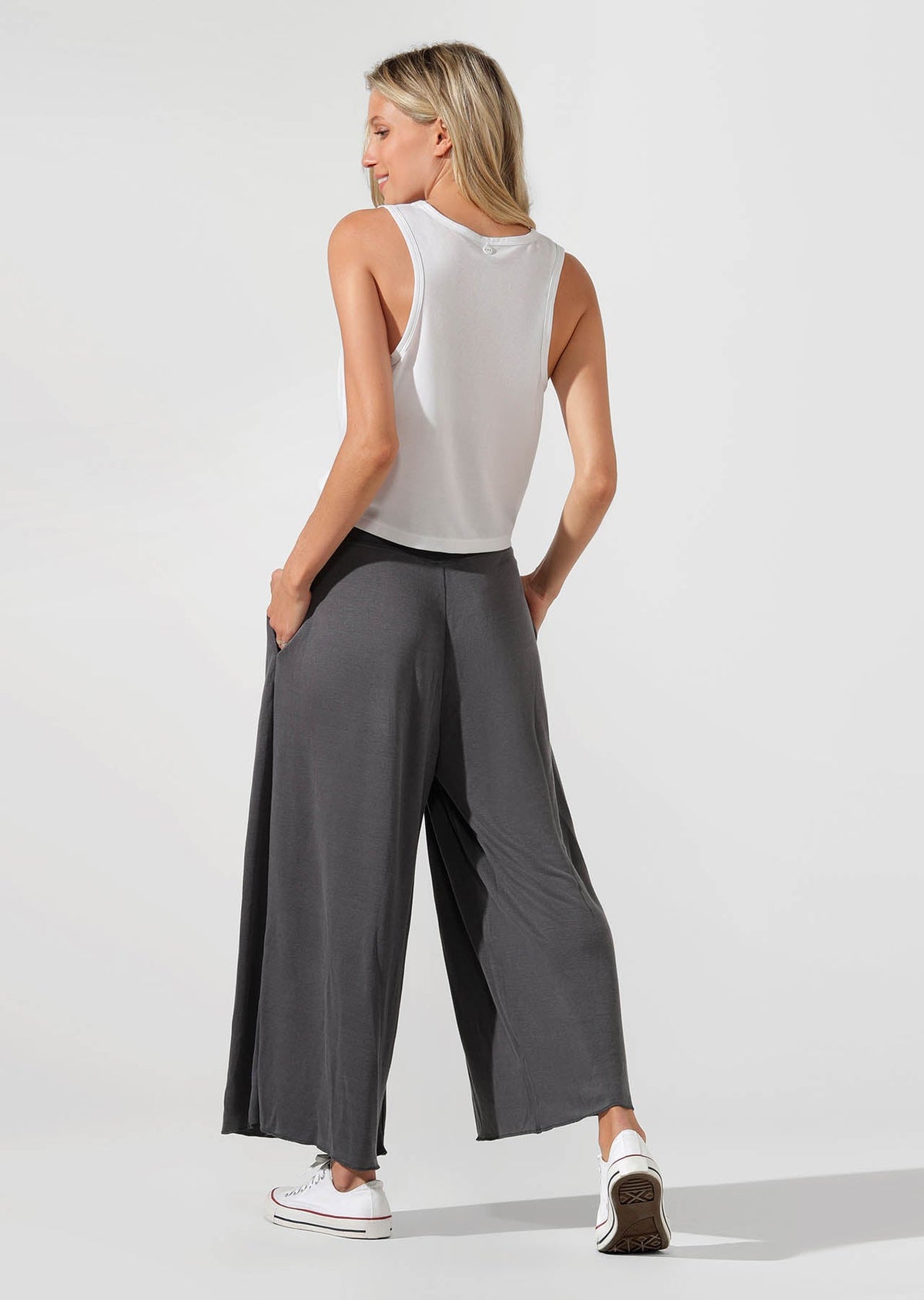 Flawless Cropped Active Tank