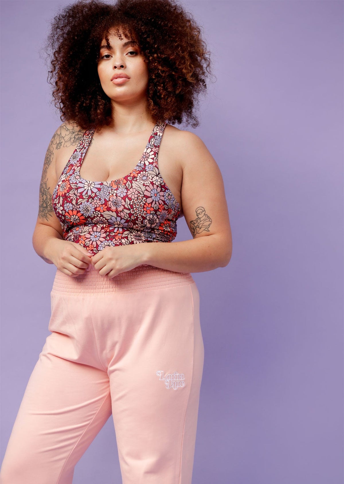 Flower Child Tank Bra Combo