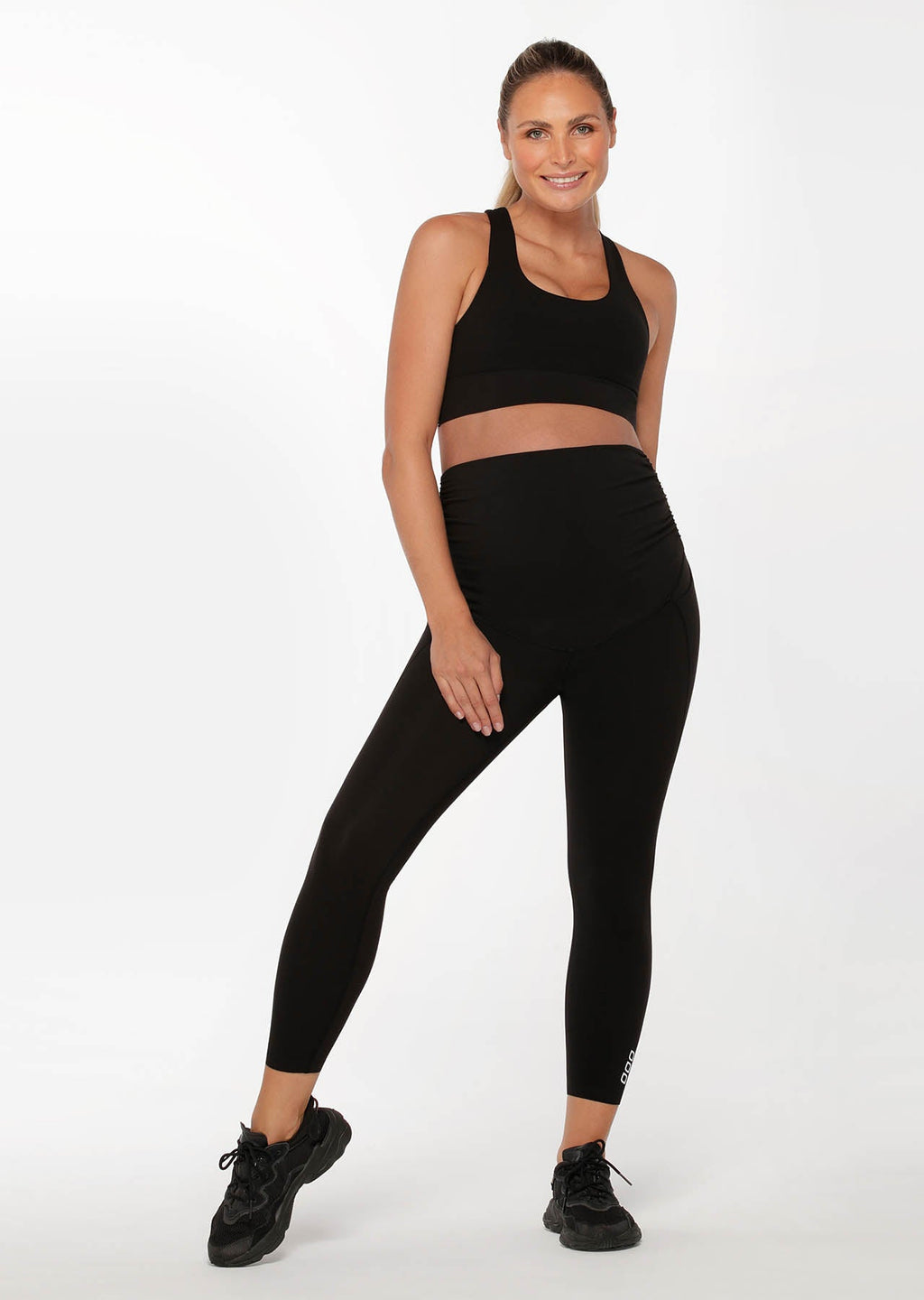 Full Coverage Maternity Phone Pocket Ankle Biter Leggings