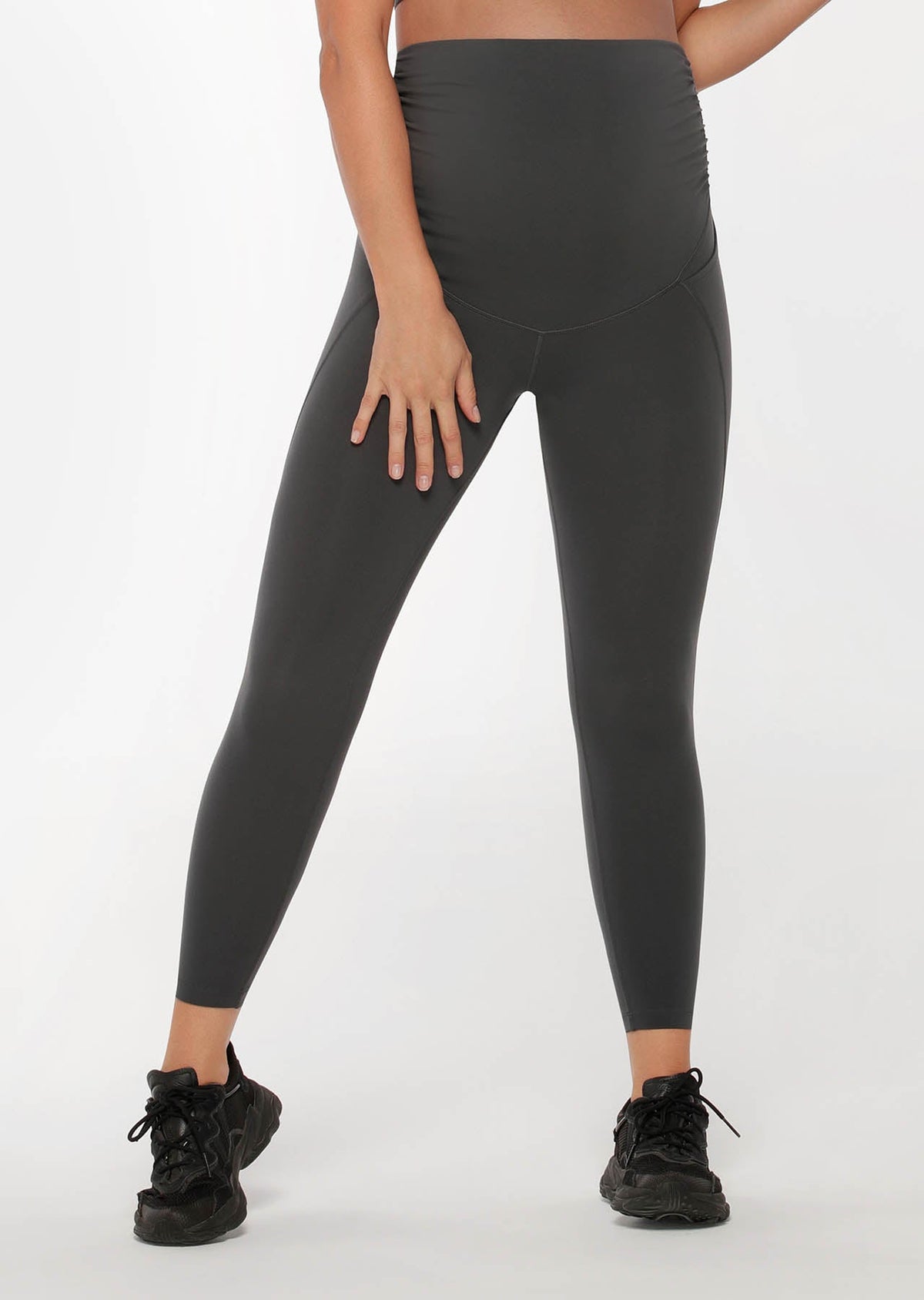 Full Coverage Maternity Phone Pocket Ankle Biter Leggings