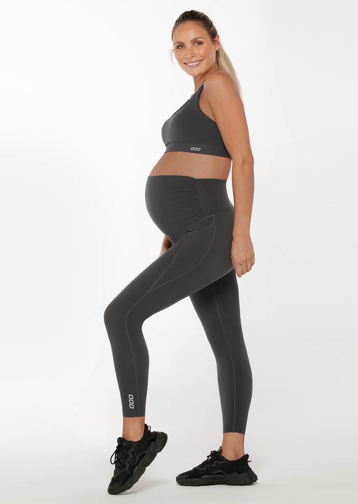 Full Coverage Maternity Phone Pocket Ankle Biter Leggings