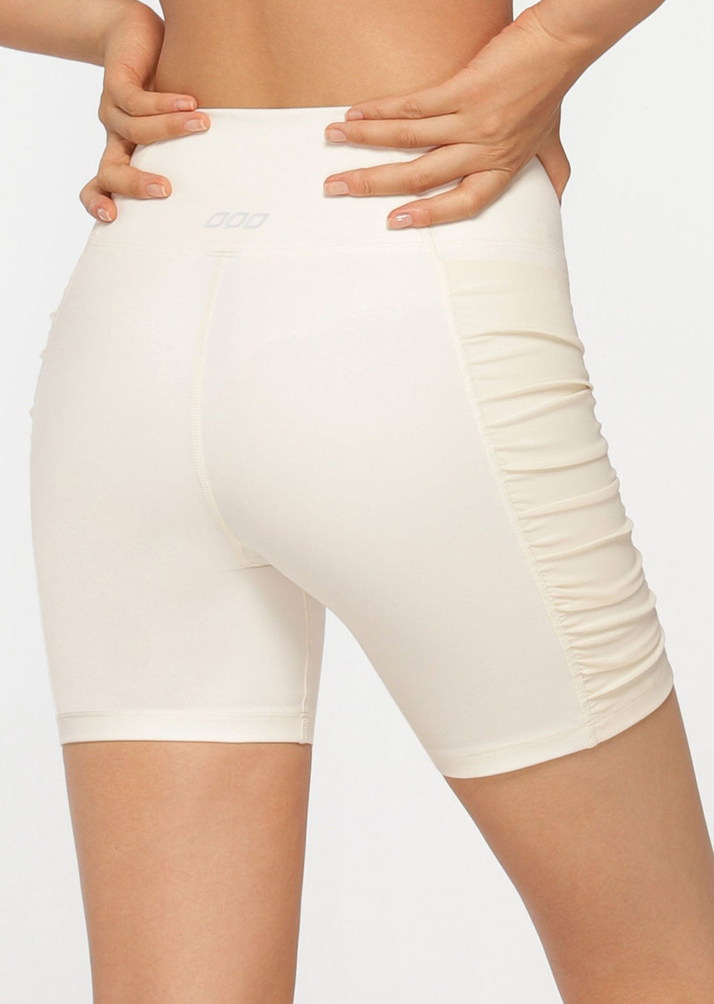 Gathered Side Panel Bike Shorts