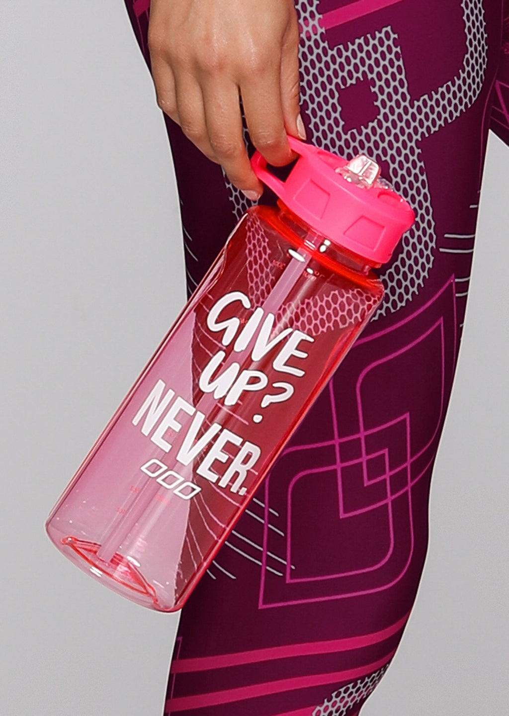 Give Up Never Water Bottle