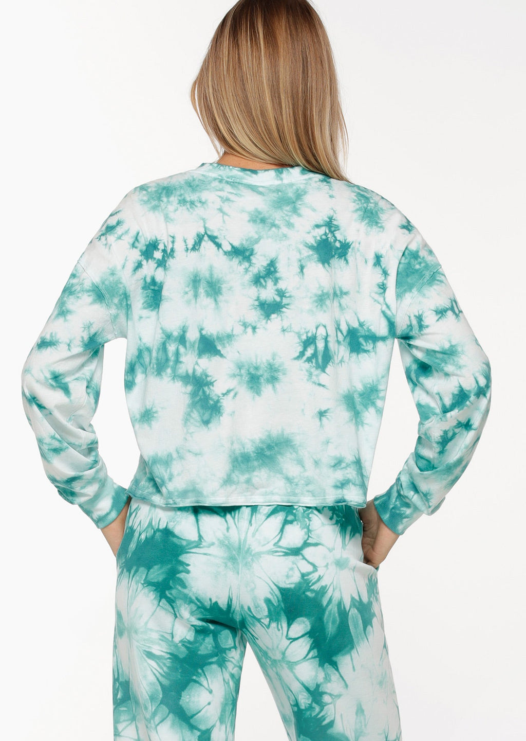 Grunge Tie Dye Long Sleeve Top