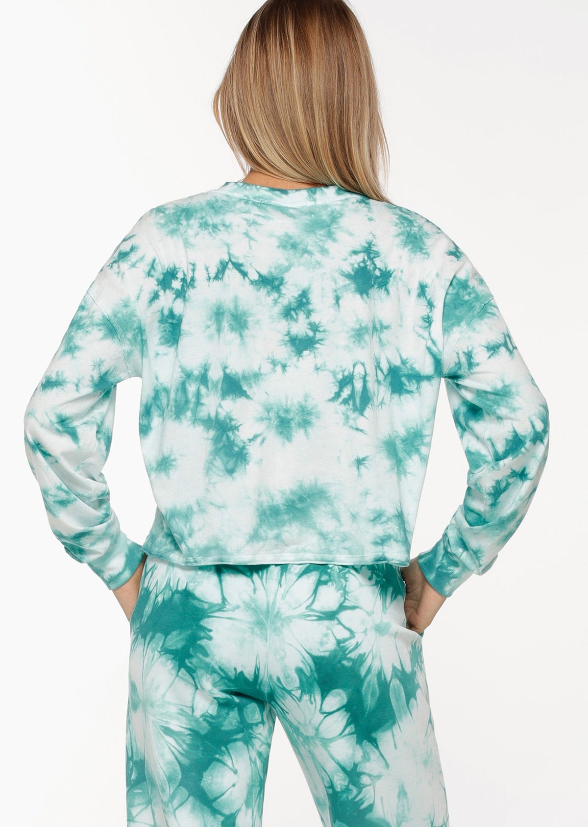 Grunge Tie Dye Long Sleeve Top