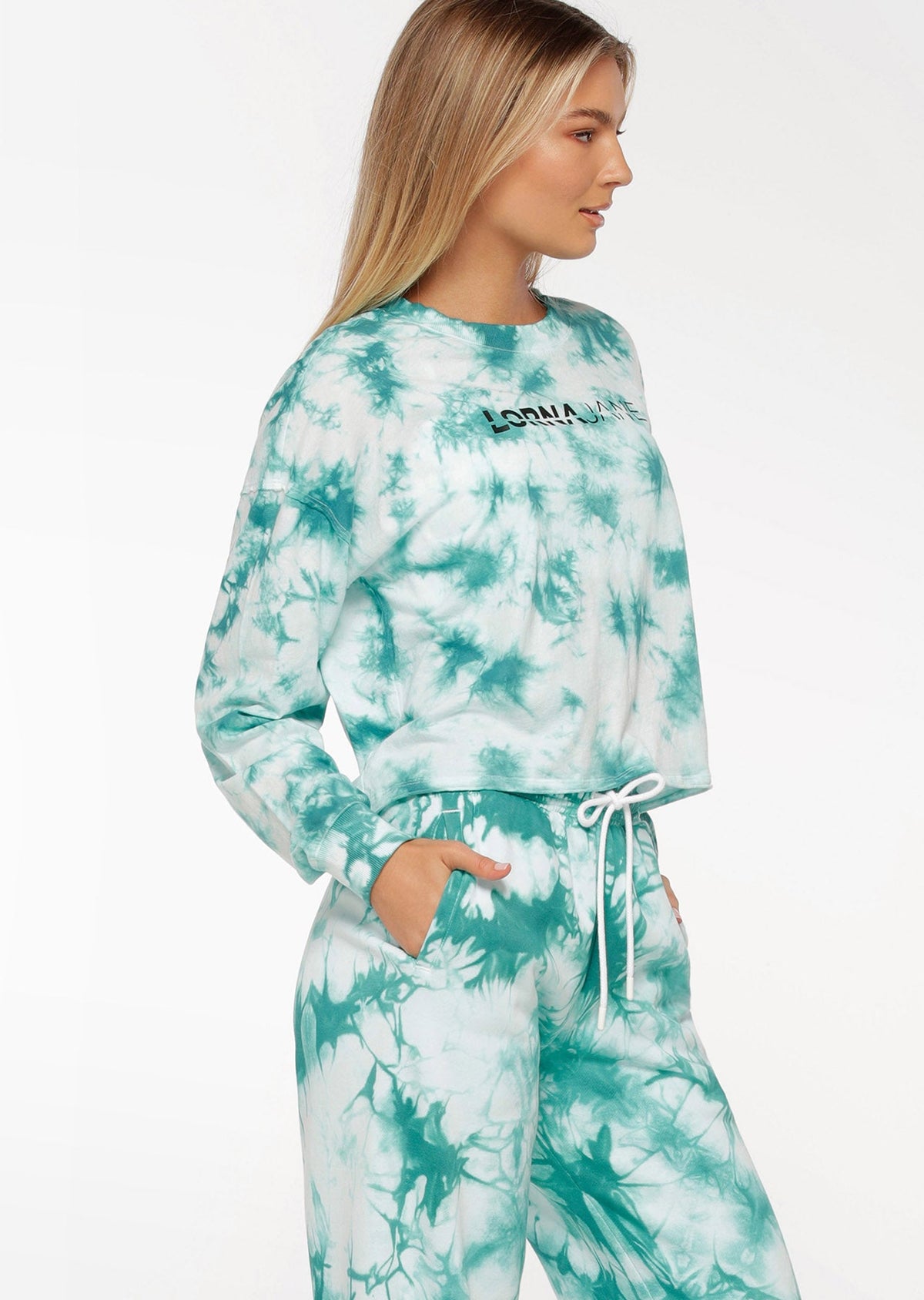 Grunge Tie Dye Long Sleeve Top