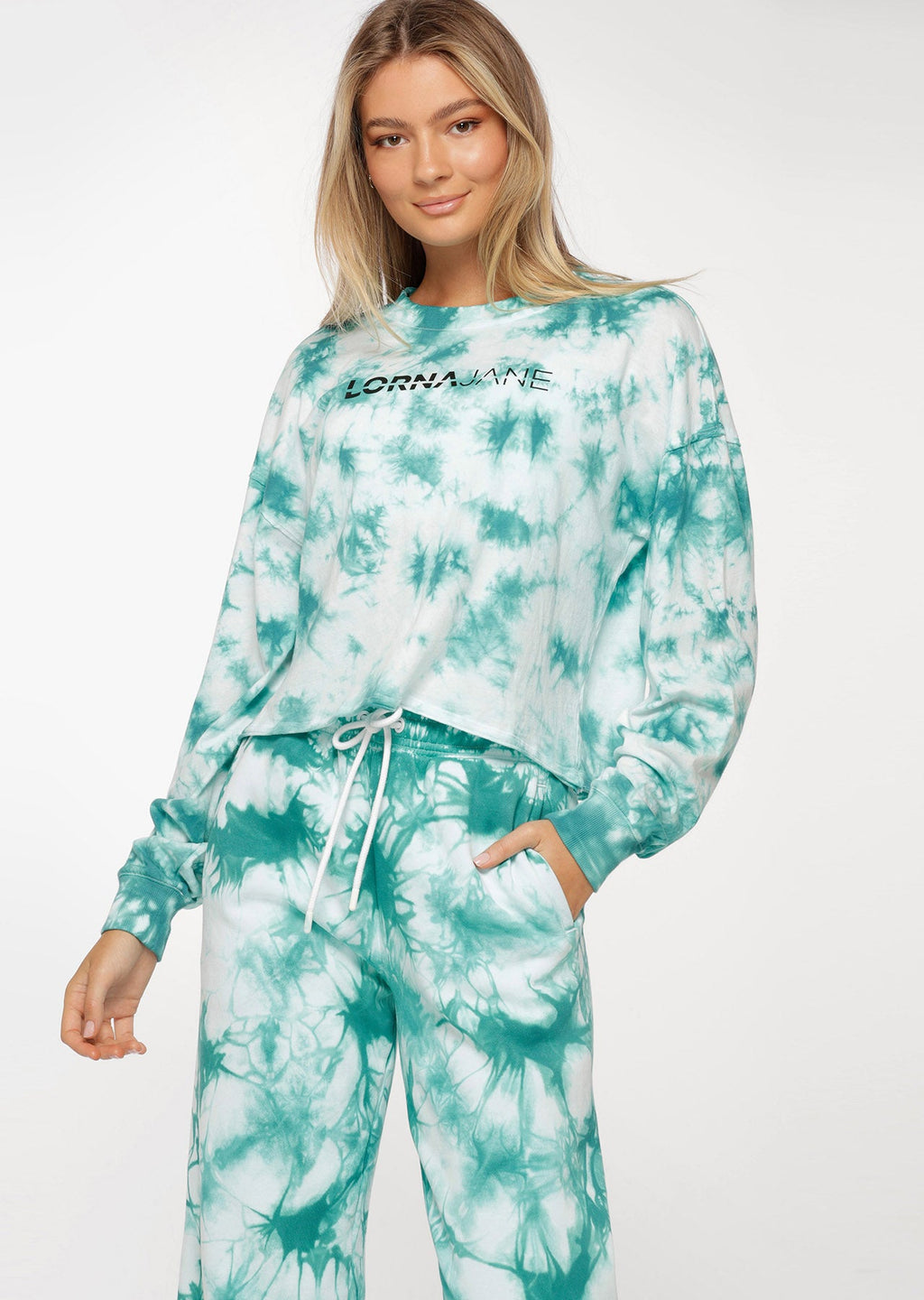 Grunge Tie Dye Long Sleeve Top
