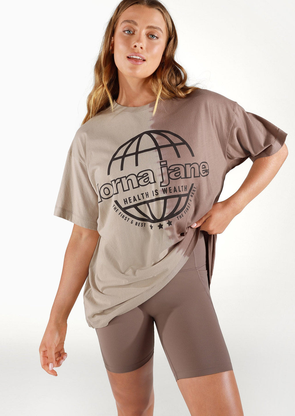 Half Dip Oversized Tee