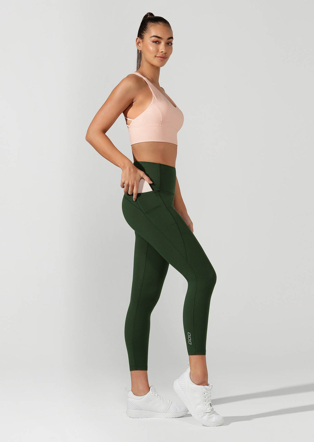 High Rise Pocket Core Ankle Biter Tight