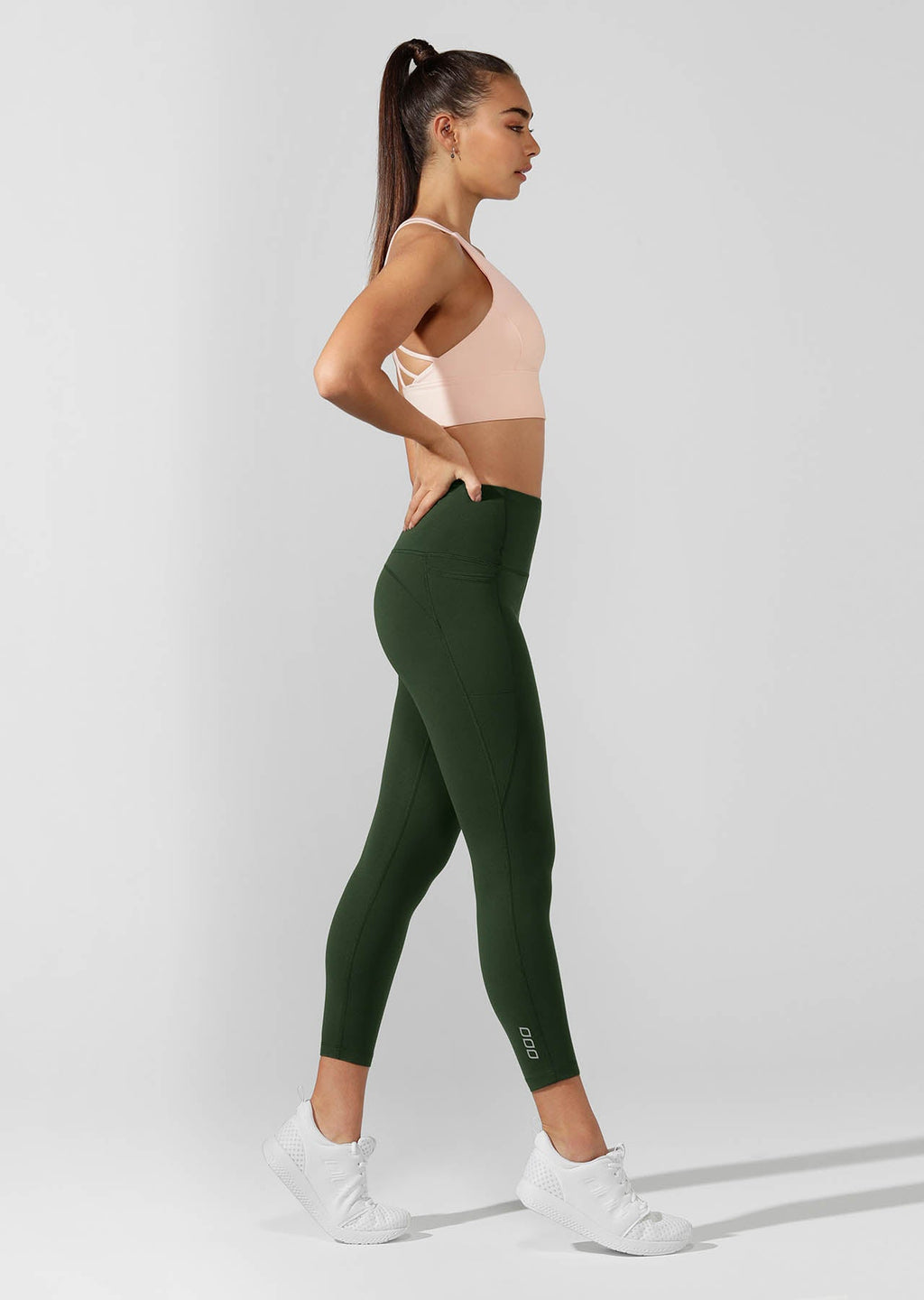 High Rise Pocket Core Ankle Biter Tight